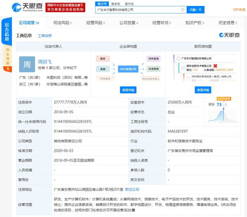 順豐旗下豐行智圖注冊資本增至2.78億元，深化計算機系統(tǒng)集成服務(wù)布局